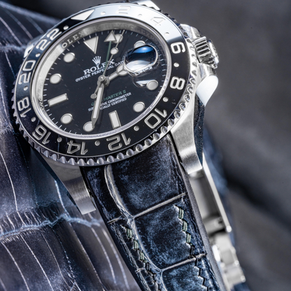 Alligator Leather Strap for Rolex GMT-Master II