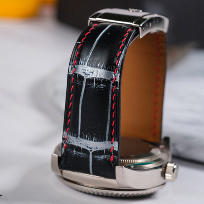 Alligator Leather Strap for Rolex Sky-Dweller