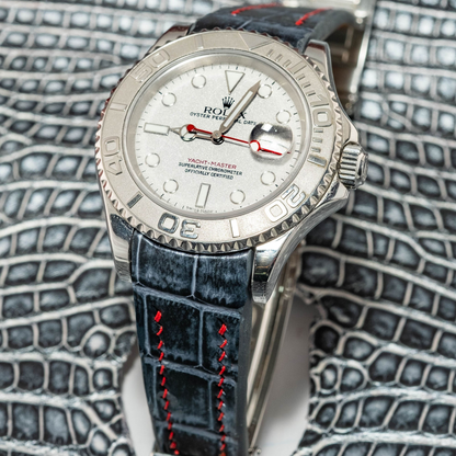 Alligator Leather Strap for Rolex Yacht-Master