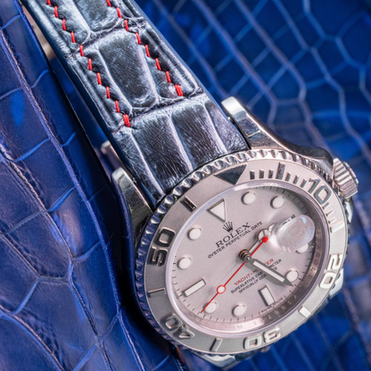 Alligator Leather Strap for Rolex Yacht-Master