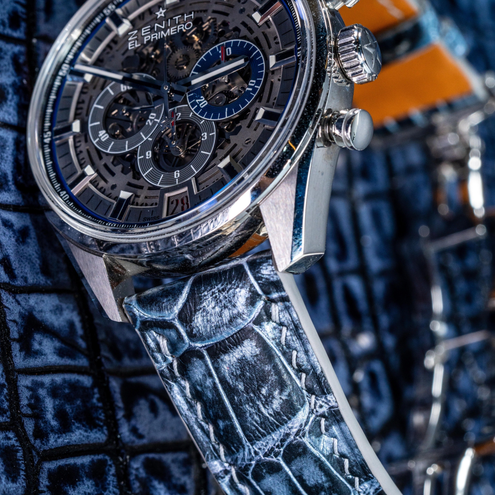 Alligator Leather Strap for Zenith