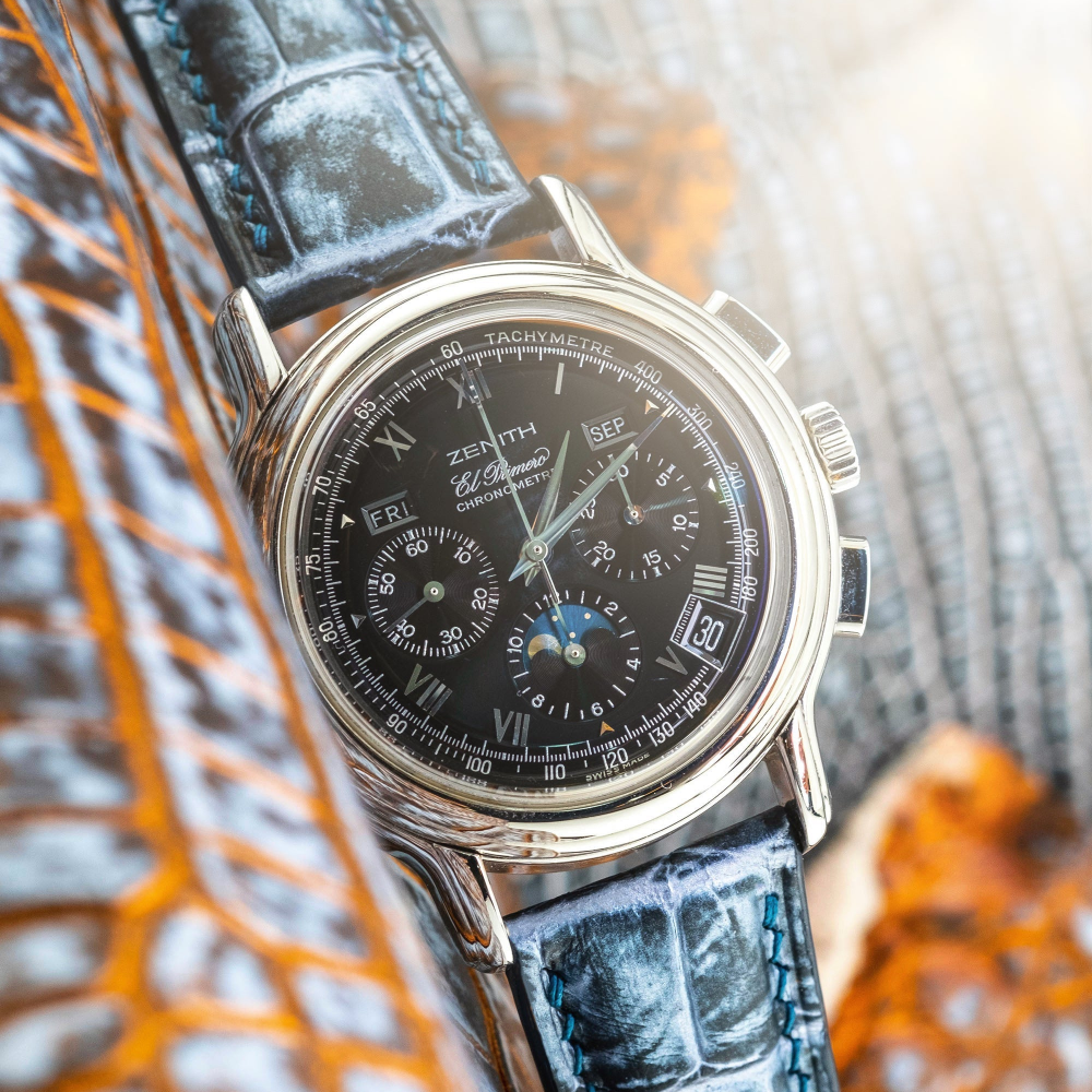 Alligator Leather Strap for Zenith