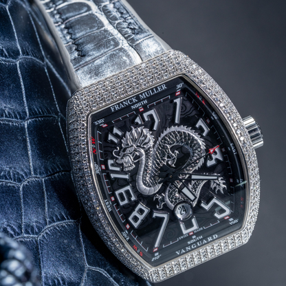 Alligator Leather Strap for Franck Muller Vanguard