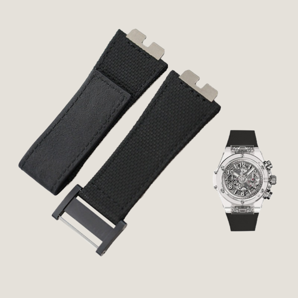 Velcro FKM Rubber Strap for Hublot