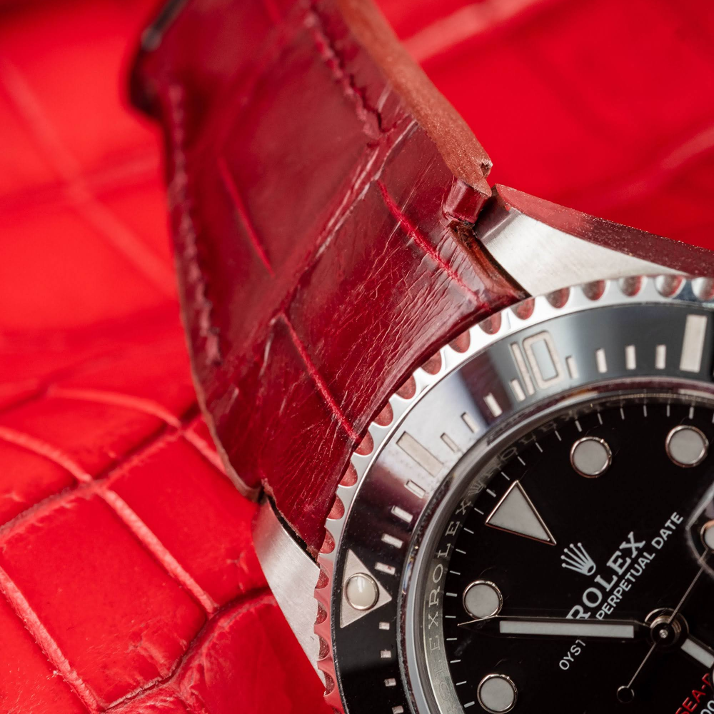 Alligator Leather Strap for Rolex Sea-Dweller