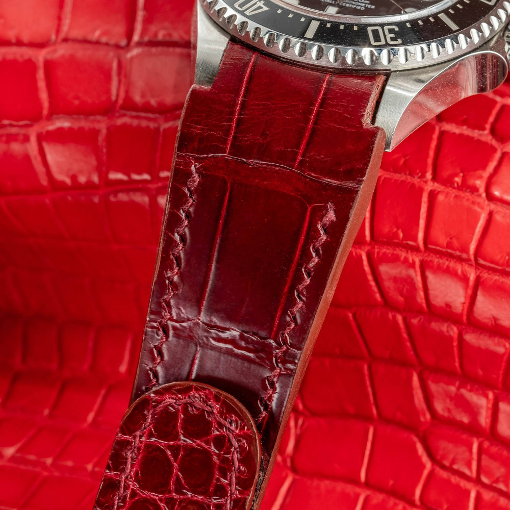 Alligator Leather Strap for Rolex Sea-Dweller