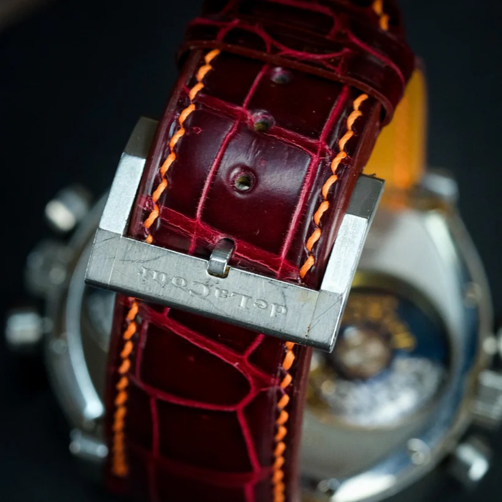 Alligator Leather Strap for deLaCour