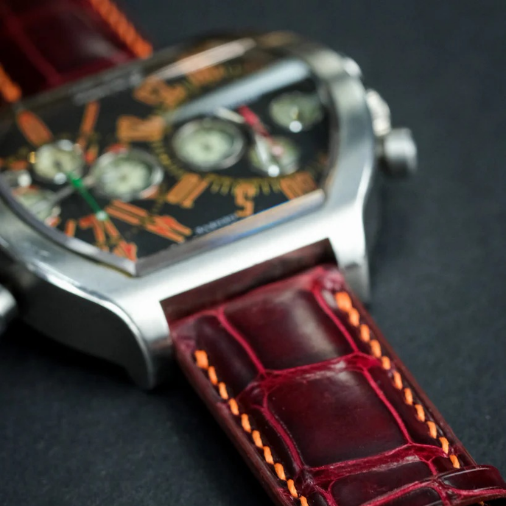 Alligator Leather Strap for deLaCour