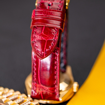 Alligator Leather Strap for Rolex Datejust