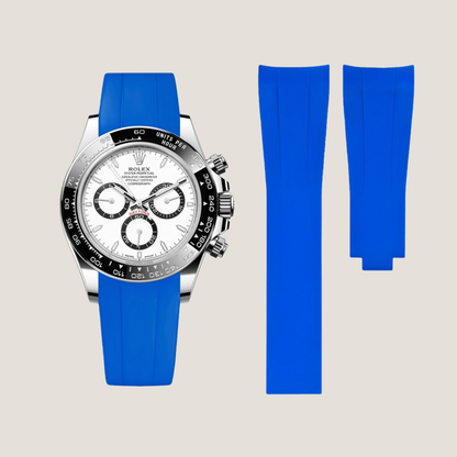 FKM Rubber Strap for Rolex Daytona Deployant Clasp