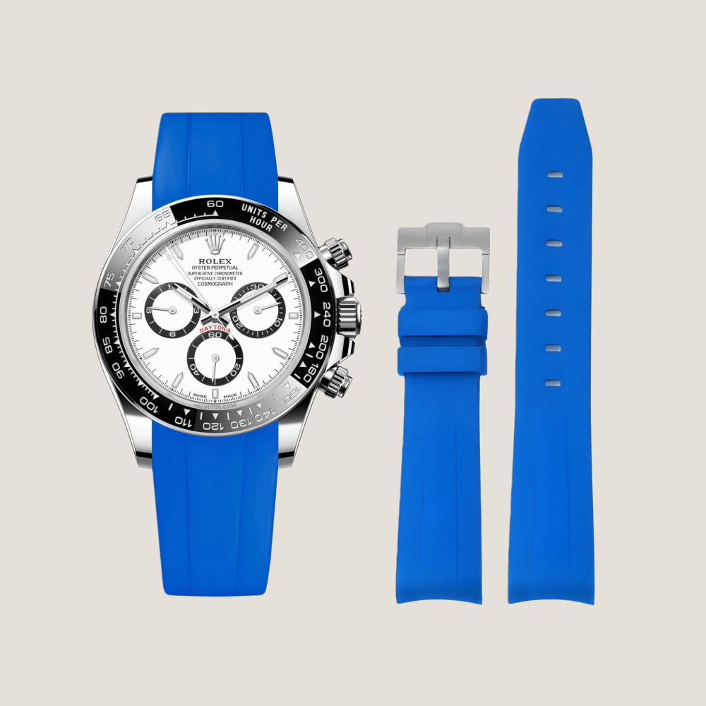 FKM Rubber Strap for Rolex Daytona Tang Buckle