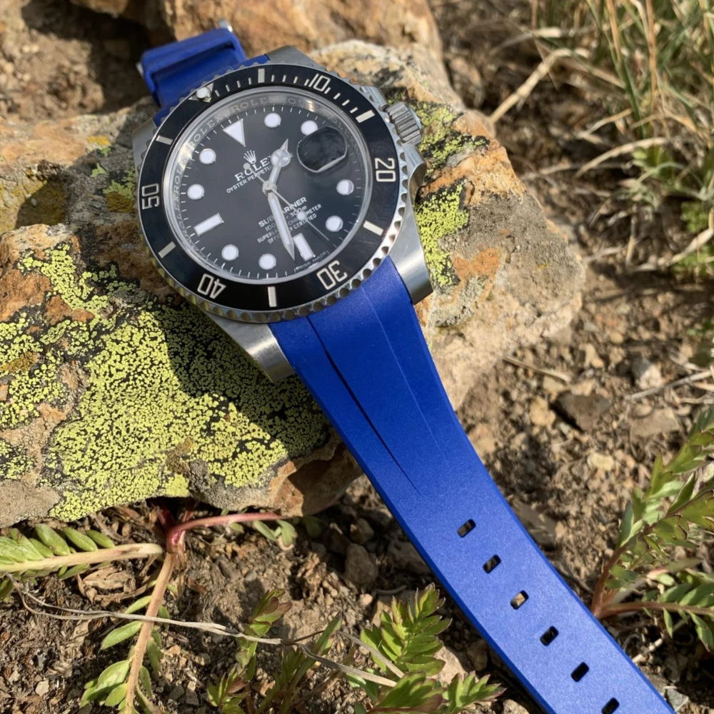 FKM Rubber Strap for Rolex Submariner Tang Buckle