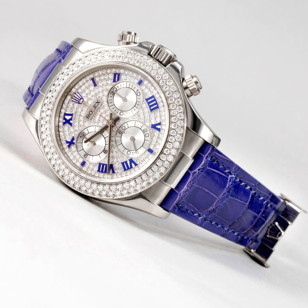Rolex Daytona Alligator Leather Strap – Deployant Clasp Compatible