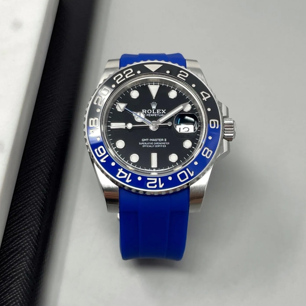 Rolex GMT-Master II Rubber Strap – Deployant Clasp