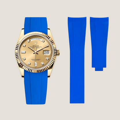 Rolex Day-Date Rubber Strap for Deployant Clasp