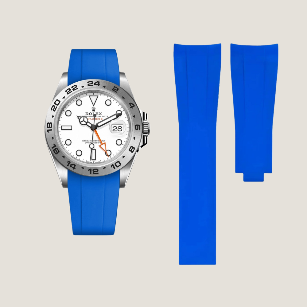 ROLEX 非売品ストラップ Rolex Explorer II FKM Rubber Strap for Deployant Clasp – Epoch Straps