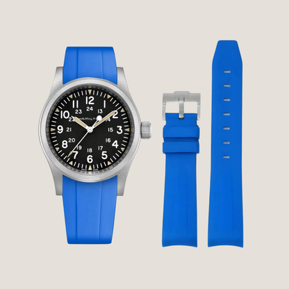 FKM Rubber Strap for Hamilton Khaki Field