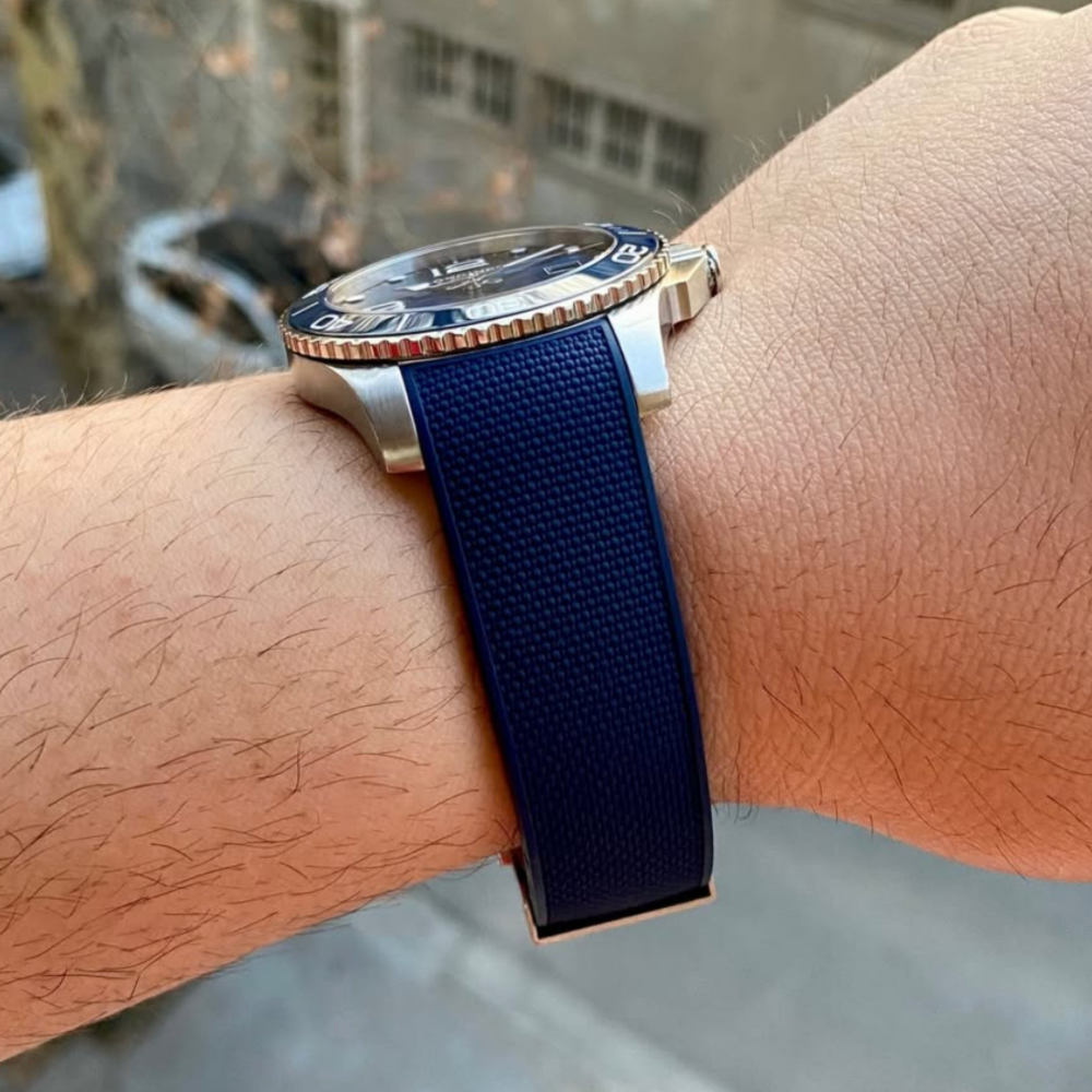 FKM Rubber Strap for Longines HydroConquest