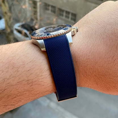 FKM Rubber Strap for Longines HydroConquest