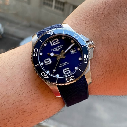 FKM Rubber Strap for Longines HydroConquest