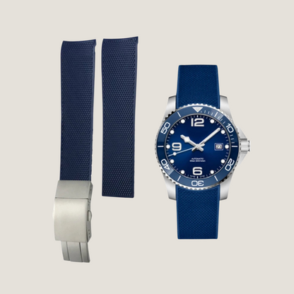 FKM Rubber Strap for Longines HydroConquest