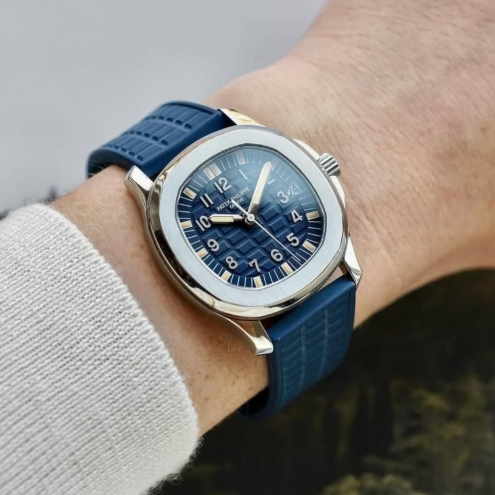 FKM Rubber Strap for Patek Philippe Aquanaut Straight End