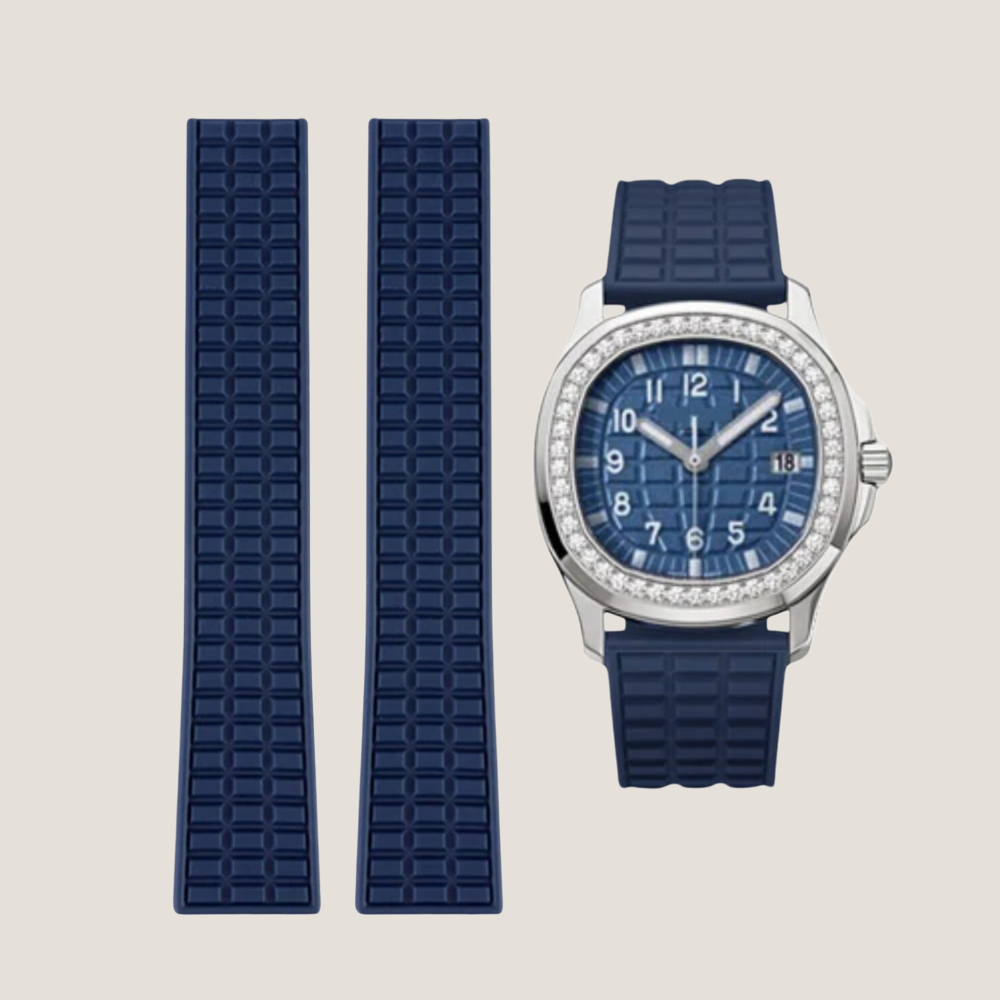 FKM Rubber Strap for Patek Philippe Aquanaut Straight End