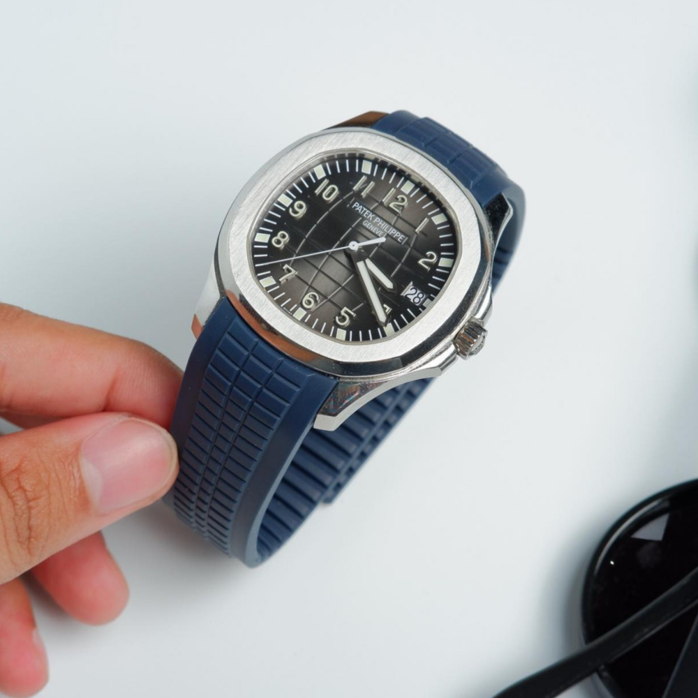 FKM Rubber Strap for Patek Philippe Aquanaut Curved End