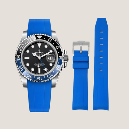 FKM Rubber Strap for Rolex GMT-Master II Tang Buckle
