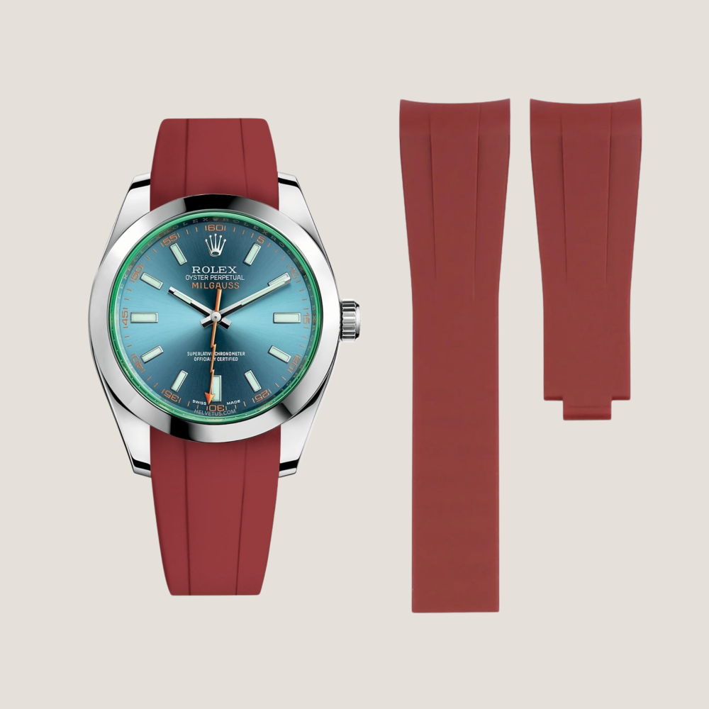 Rolex Milgauss Rubber Strap for Deployant Clasp