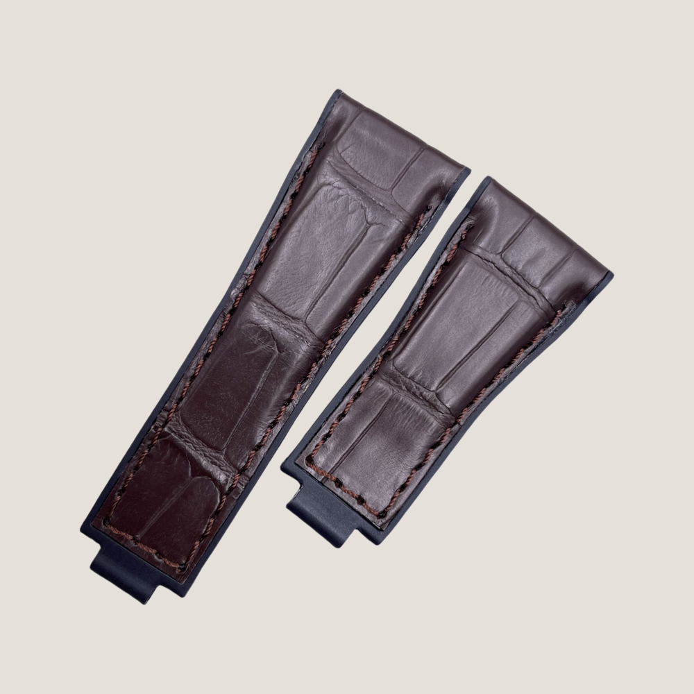 Hybrid Alligator & FKM Rubber Strap for Rolex