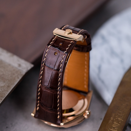 Rolex Day-Date Alligator Leather Strap – Handmade Custom Fit