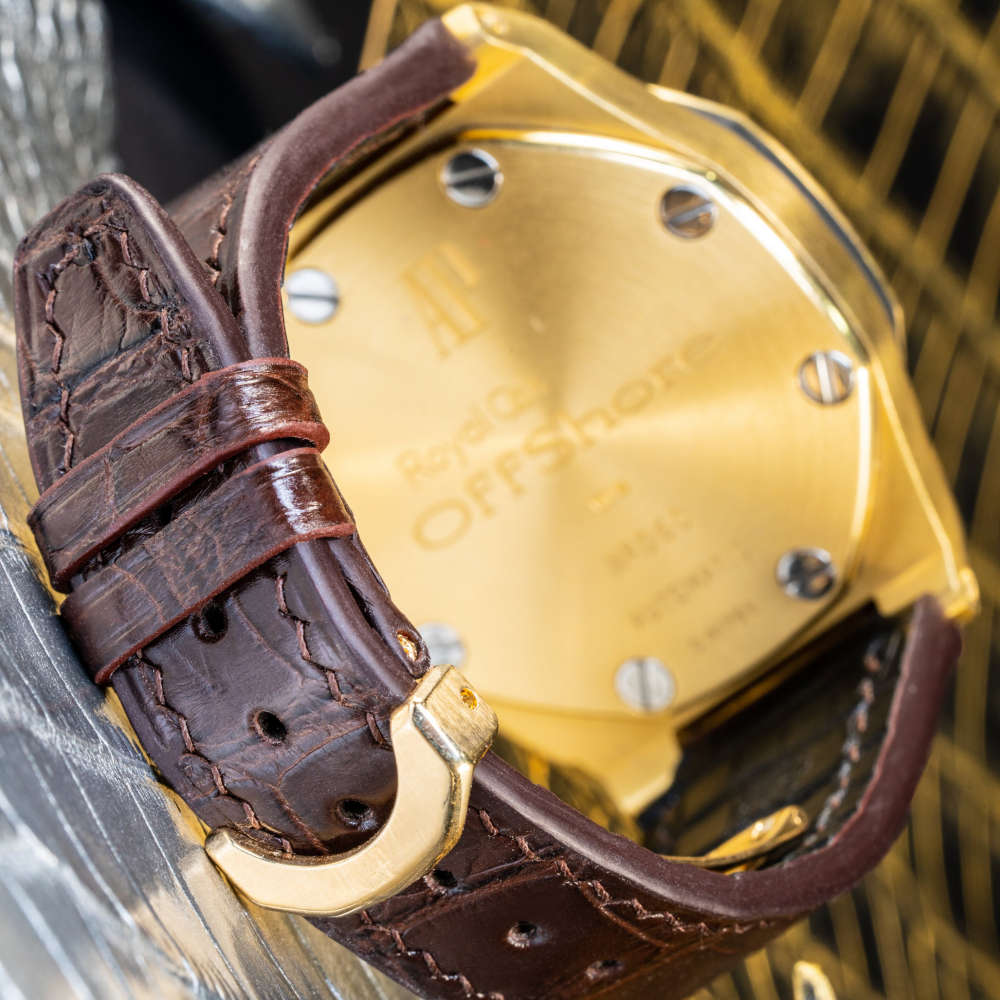 Alligator Leather Strap for AP Royal Oak Offshore 42mm