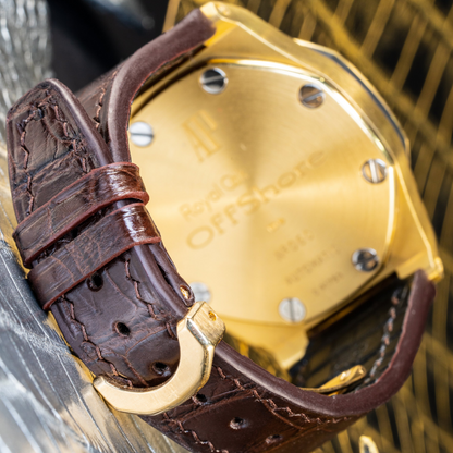 Alligator Leather Strap for AP Royal Oak Offshore 42mm