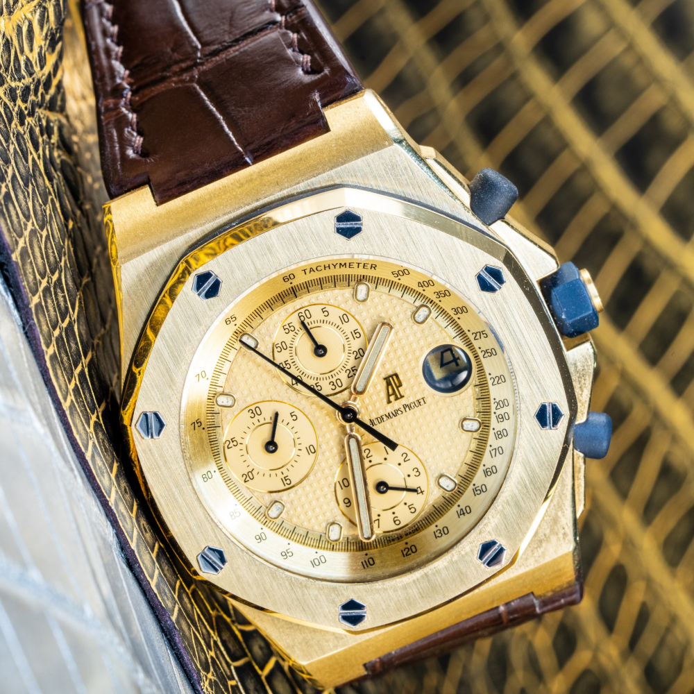 Alligator Leather Strap for AP Royal Oak Offshore 42mm