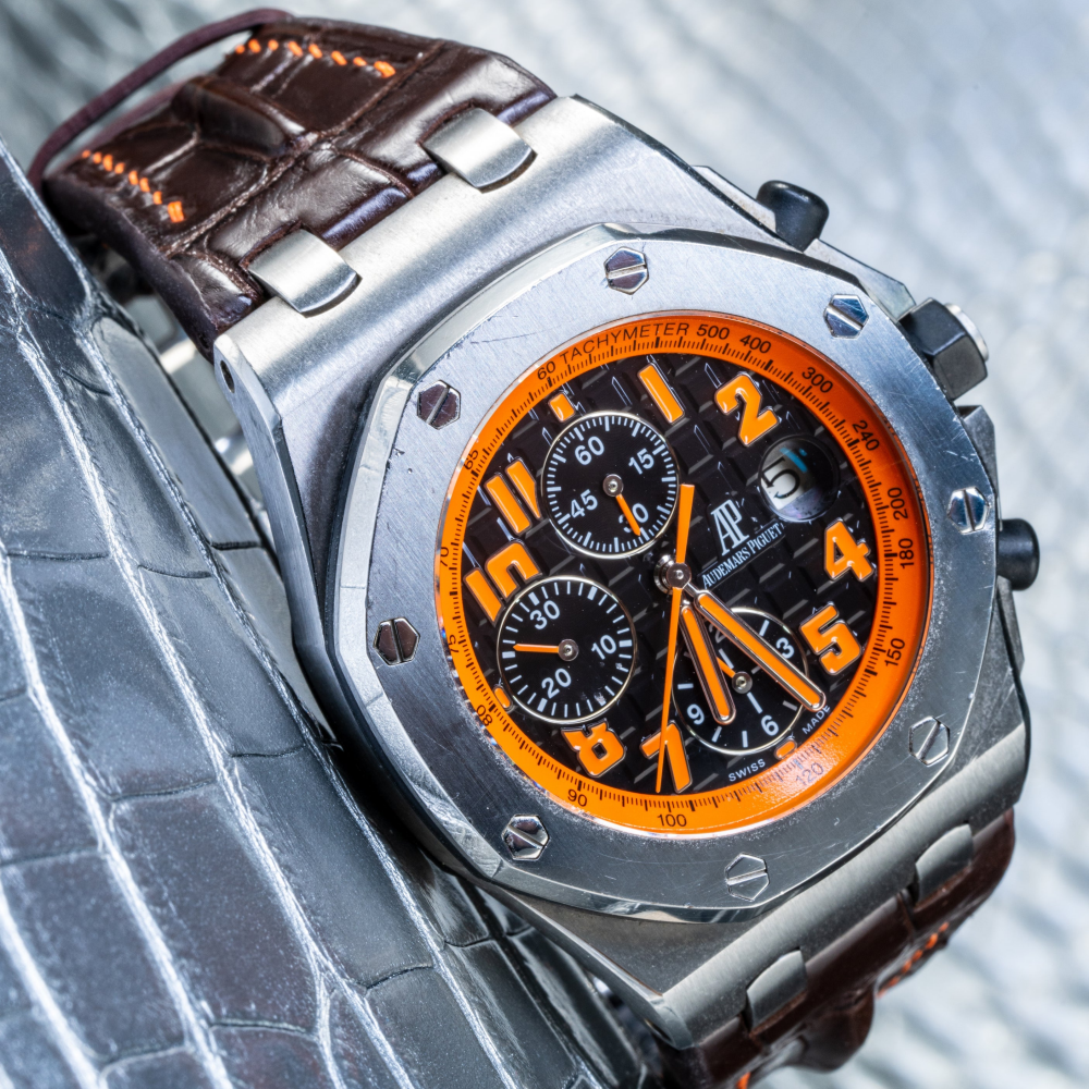 Alligator Leather Strap for AP Royal Oak Offshore 42mm