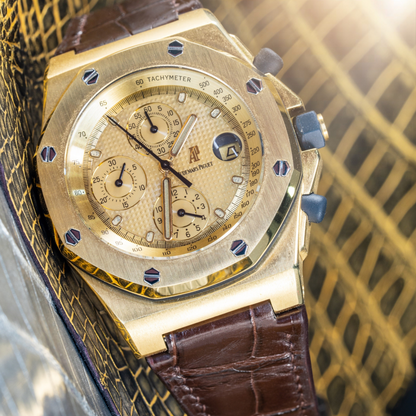 Alligator Leather Strap for AP Royal Oak Offshore 42mm