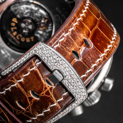 Alligator Leather Strap for deLaCour