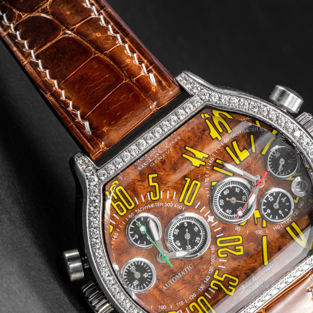 Alligator Leather Strap for deLaCour