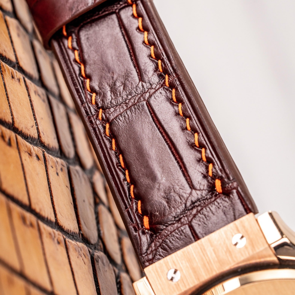 Alligator Leather Strap for Hublot Classic Fusion