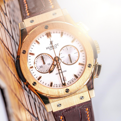 Alligator Leather Strap for Hublot Classic Fusion