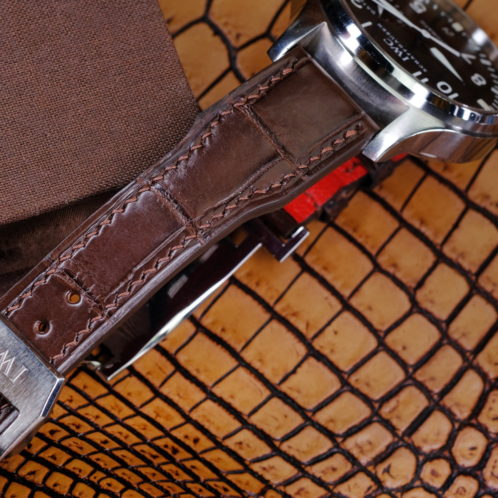 Alligator Leather Strap for IWC Big Pilot