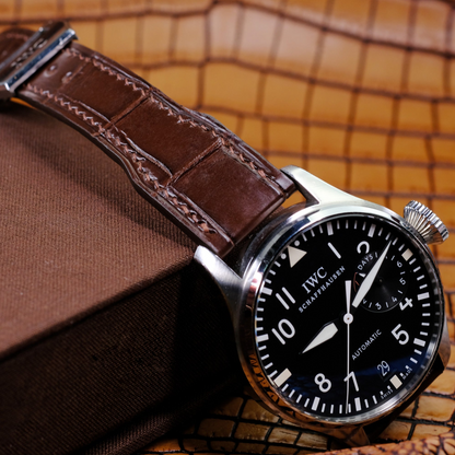 Alligator Leather Strap for IWC Big Pilot