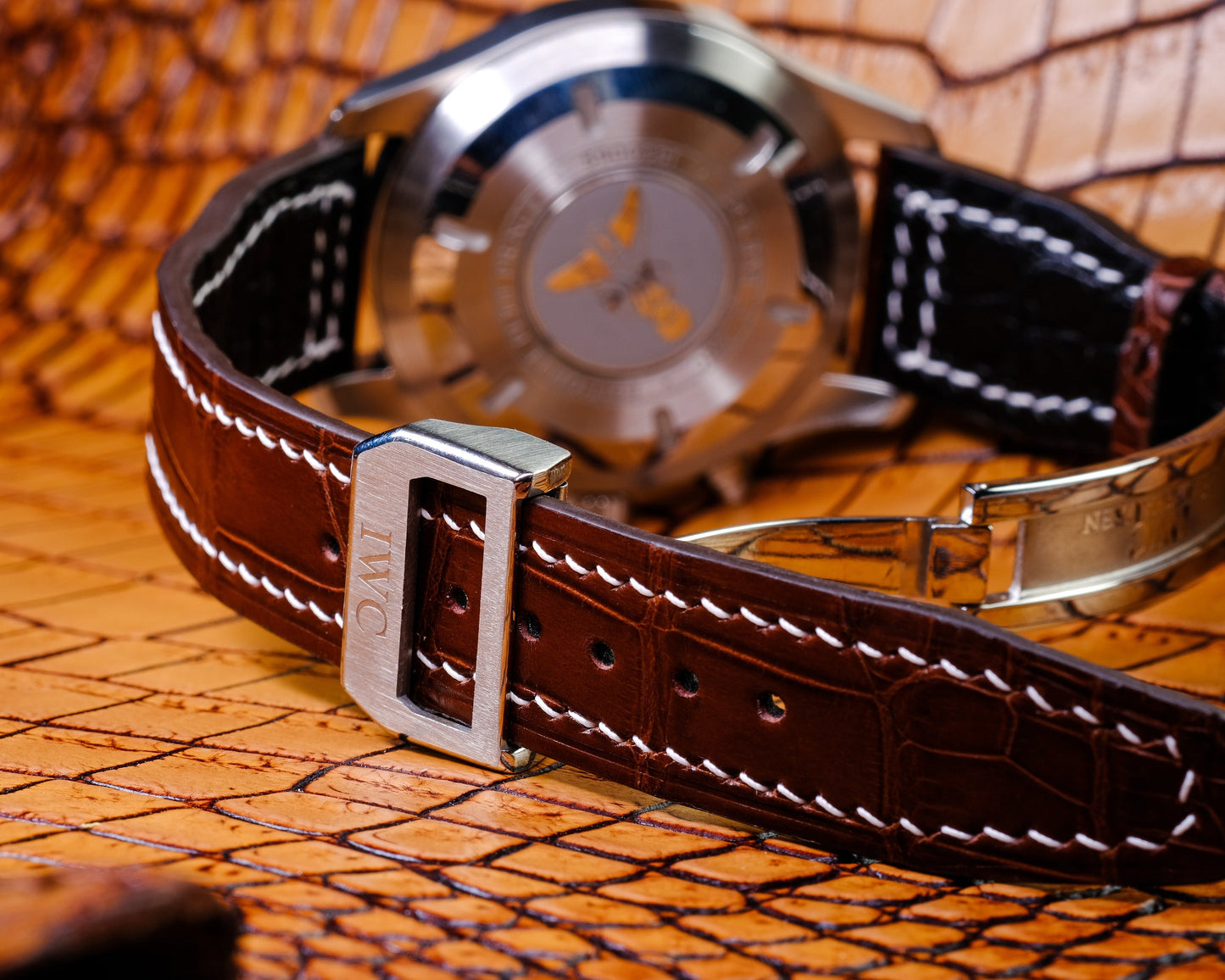 Alligator Leather Strap for IWC Pilot
