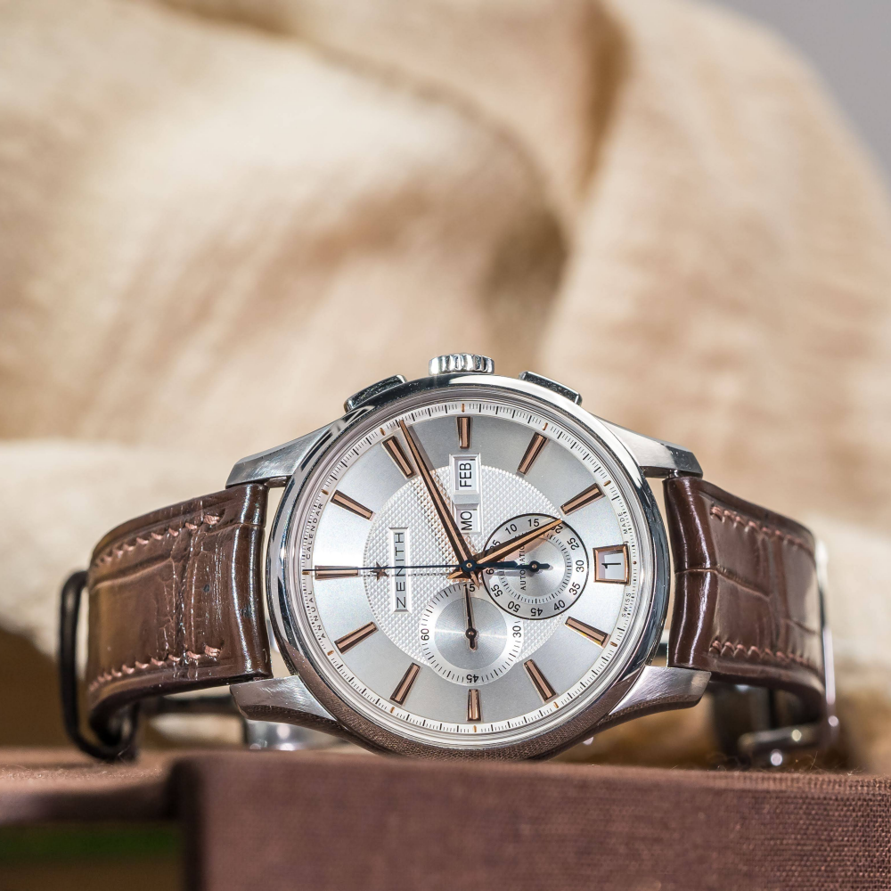 Alligator Leather Strap for Zenith