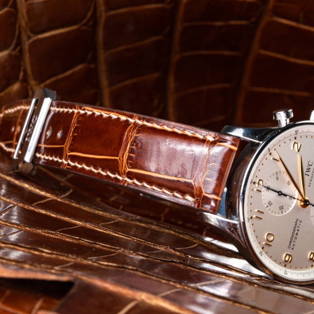 Alligator Leather Strap for IWC Portugieser