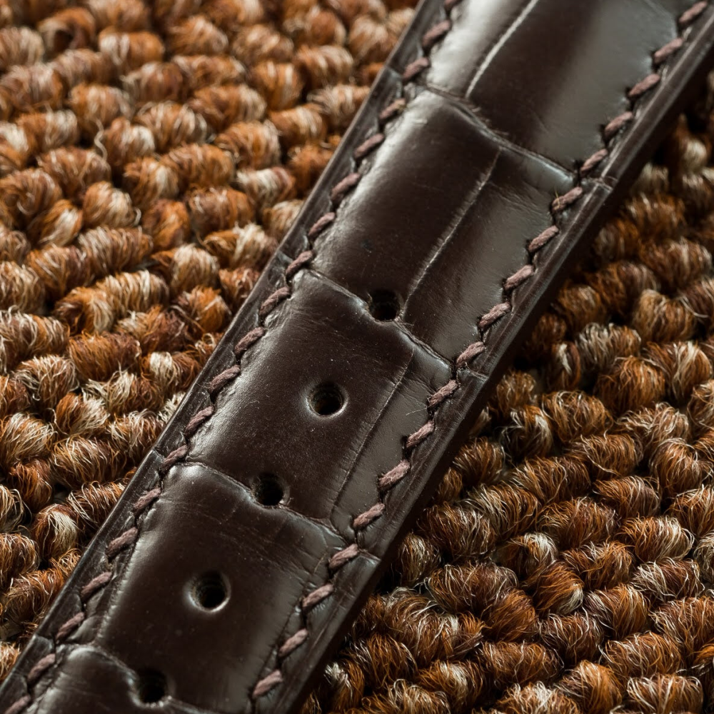 Alligator Leather Strap for Omega Speedmaster