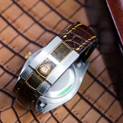 Alligator Leather Strap for Rolex Sky-Dweller