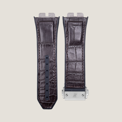 Hybrid Alligator & FKM Rubber Strap for Hublot