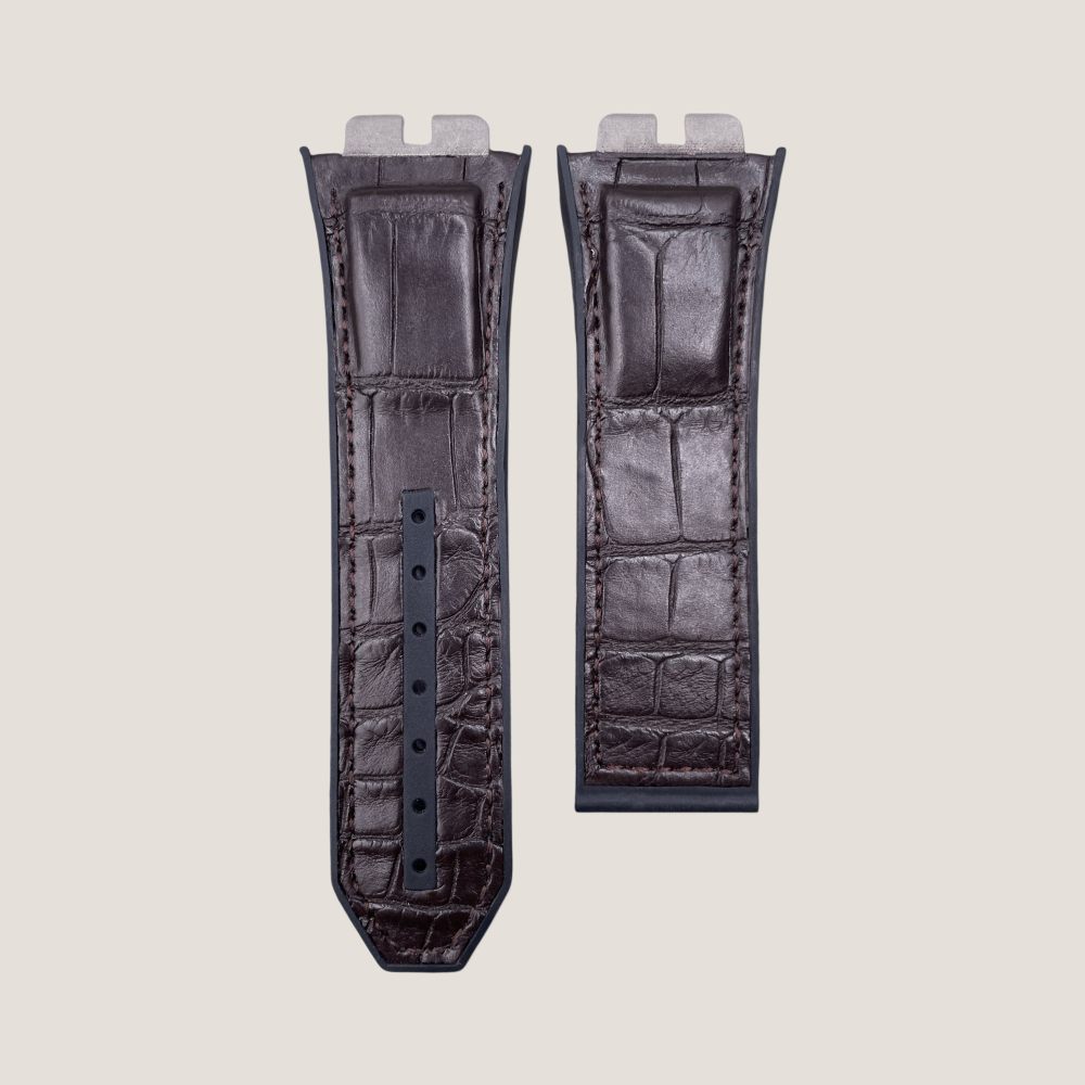 Hybrid Alligator & FKM Rubber Strap for Hublot